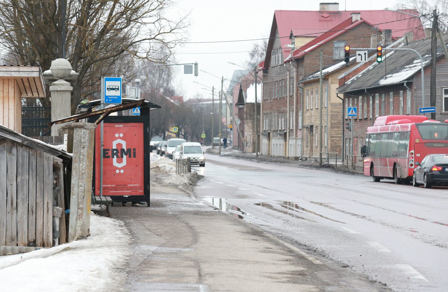 Võru tänava remondi käigus viiakse Kastani bussipeatus Sõbra keskuse ette.