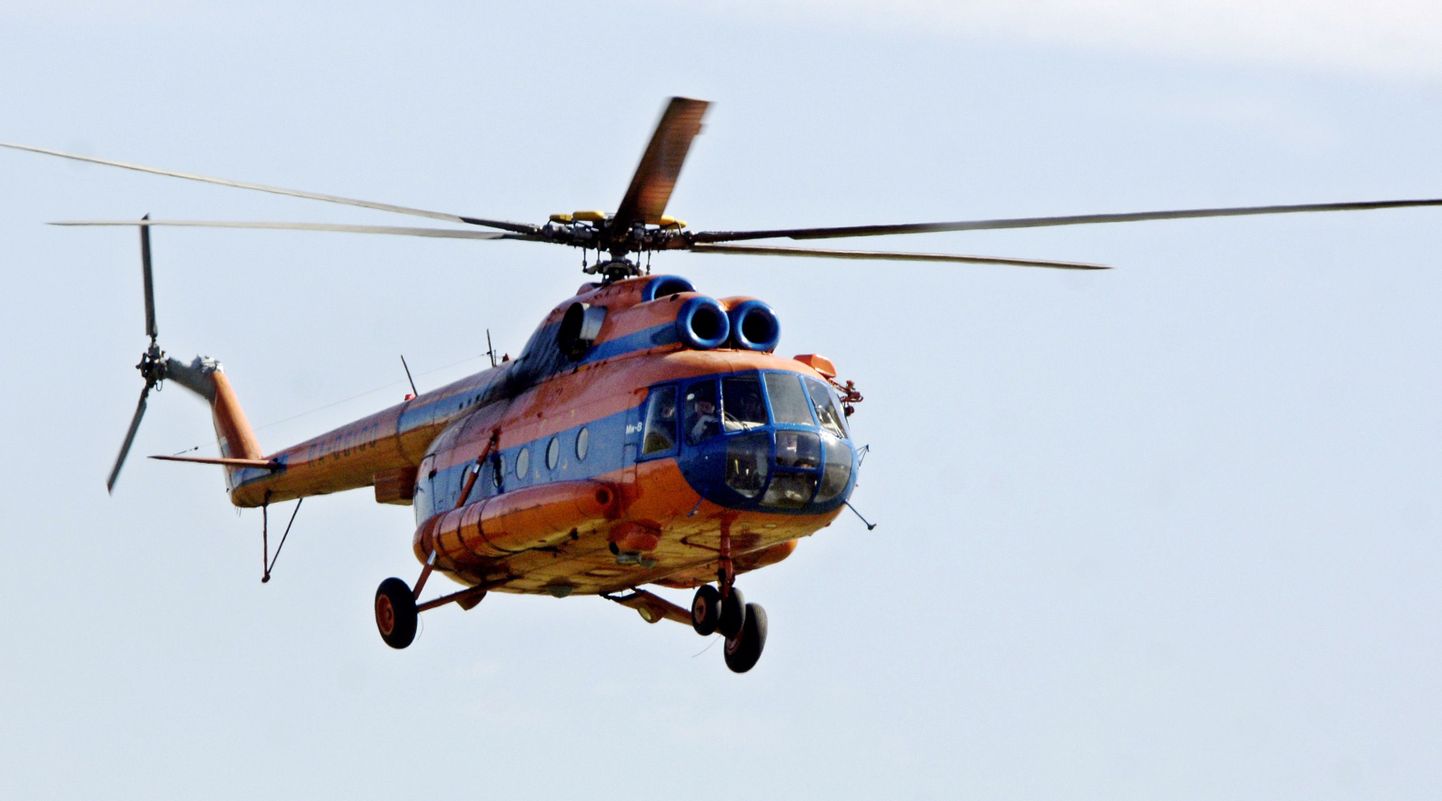 Altais kukkus alla firmale GazpromAvia kuulunud kopter MI-8. Pilt on tehtud sarnasest kopterist lennundusnäitusel.