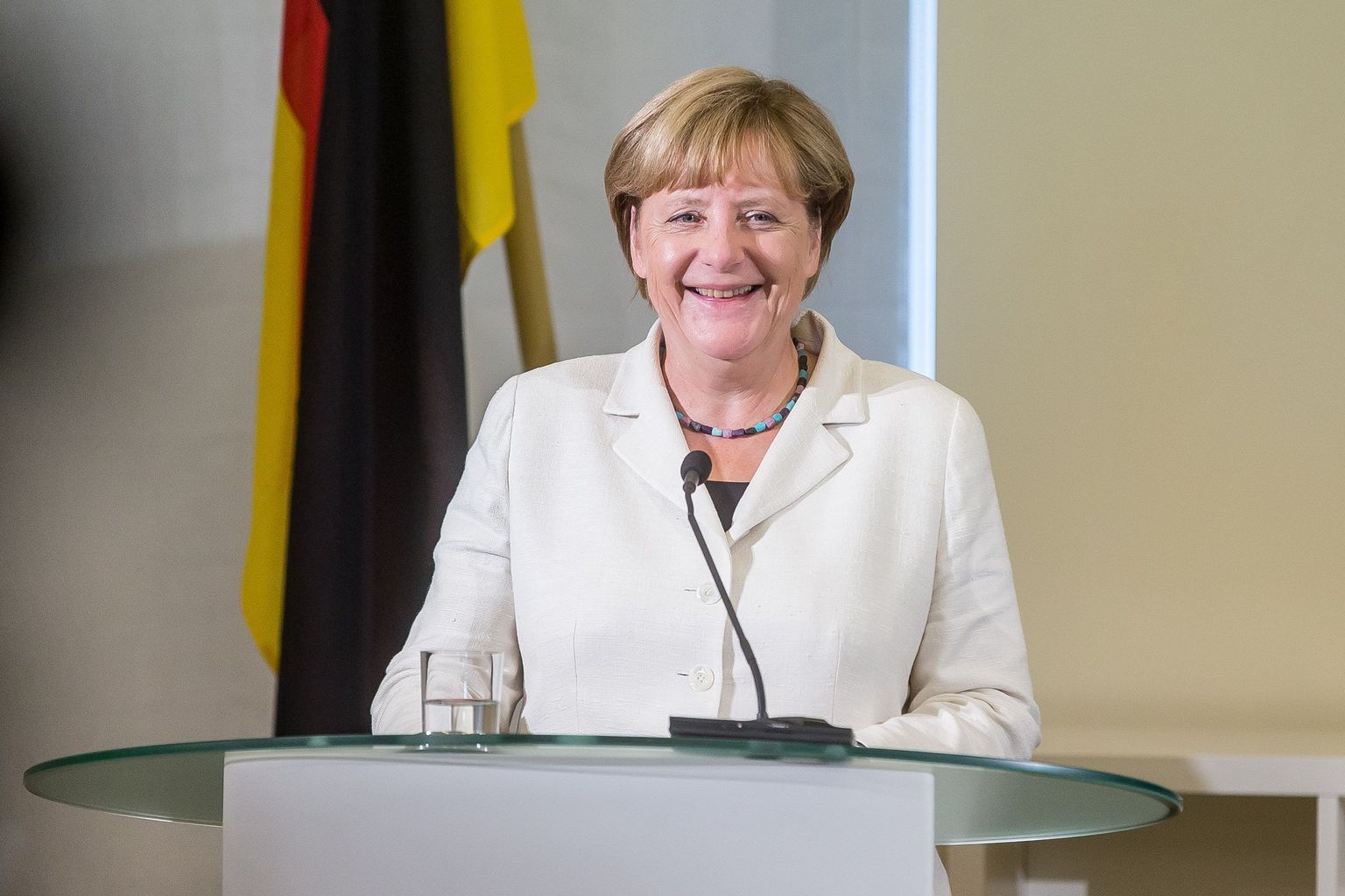 Ангела Меркель в Эстонии.