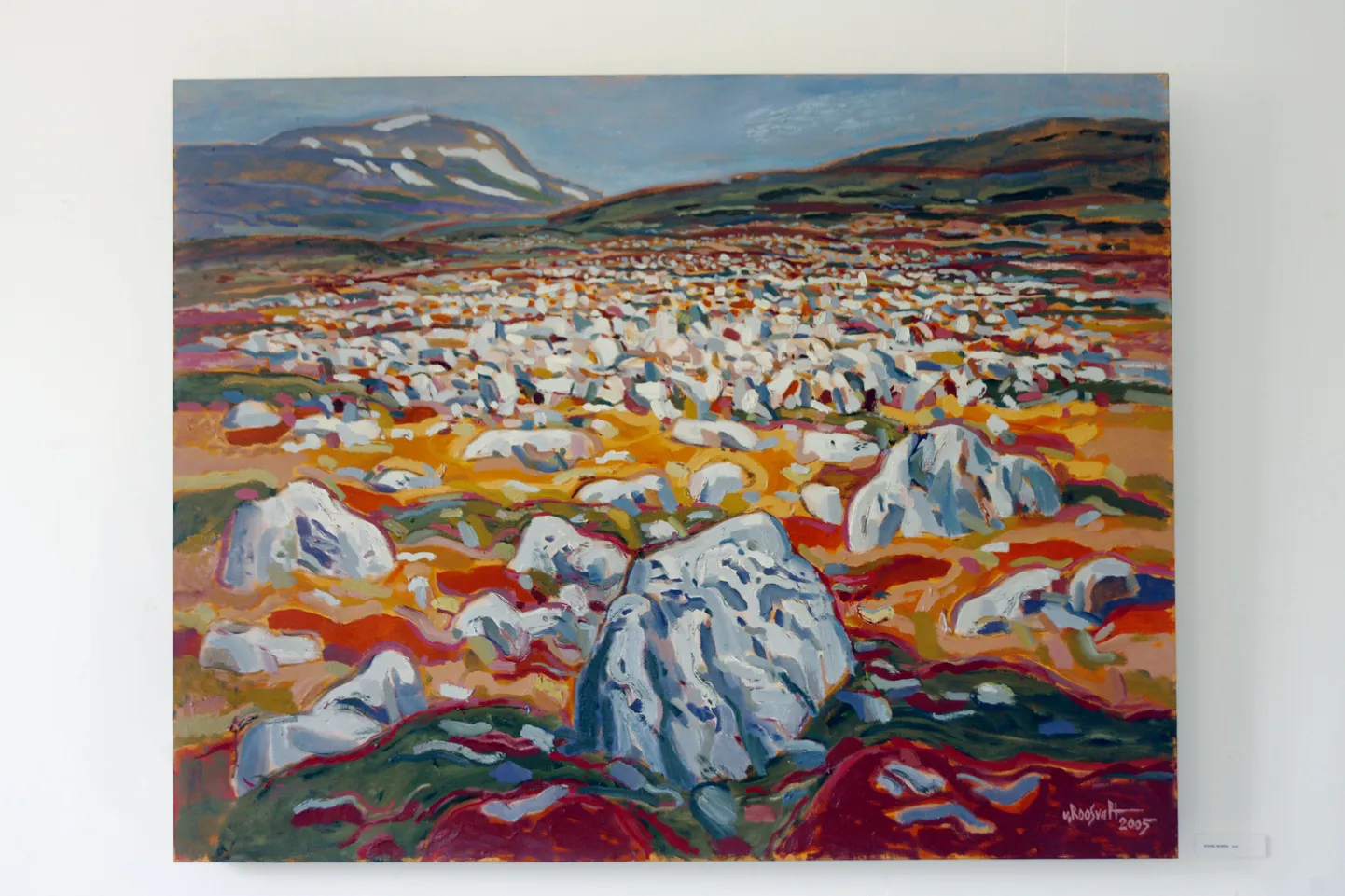 Uno Roosvalti maal "Kivine Norra", 2005.