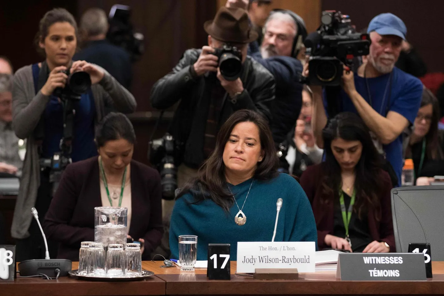 Kanada endine justiitsminister Jody Wilson-Raybould SNC-Lavalini skandaali kohta parlamendis tunnistusi andmas.