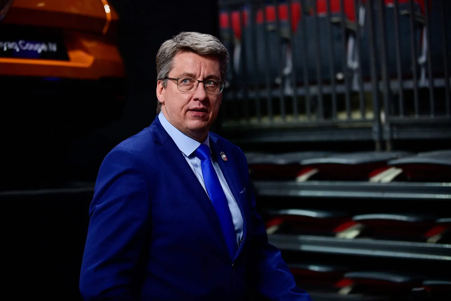 Latvijas izlases galvenais treneris Harijs Vītoliņš.