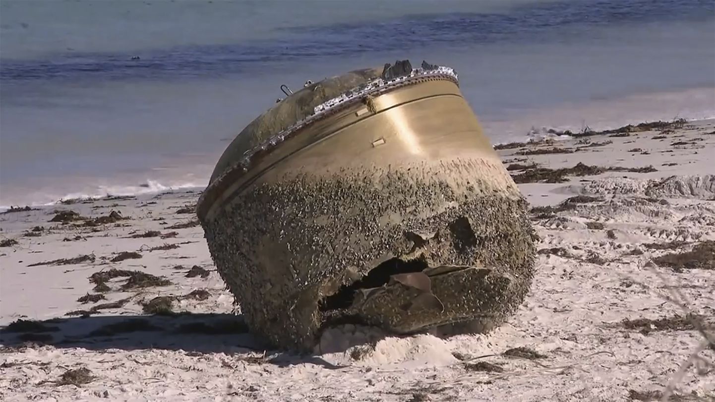 Lääne-Austraalia Perthi lähedase Green Headi rannalt leiti kummaline vaskne objekt