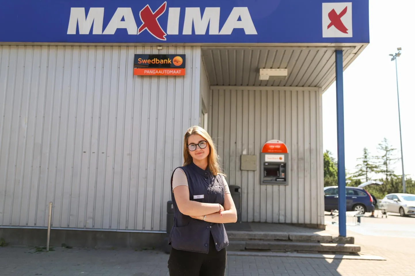 Daria Stanevitš on alles 16-aastane, aga tal on juba seljataga poolteist aastat töökogemust Maxima kaupluses. 