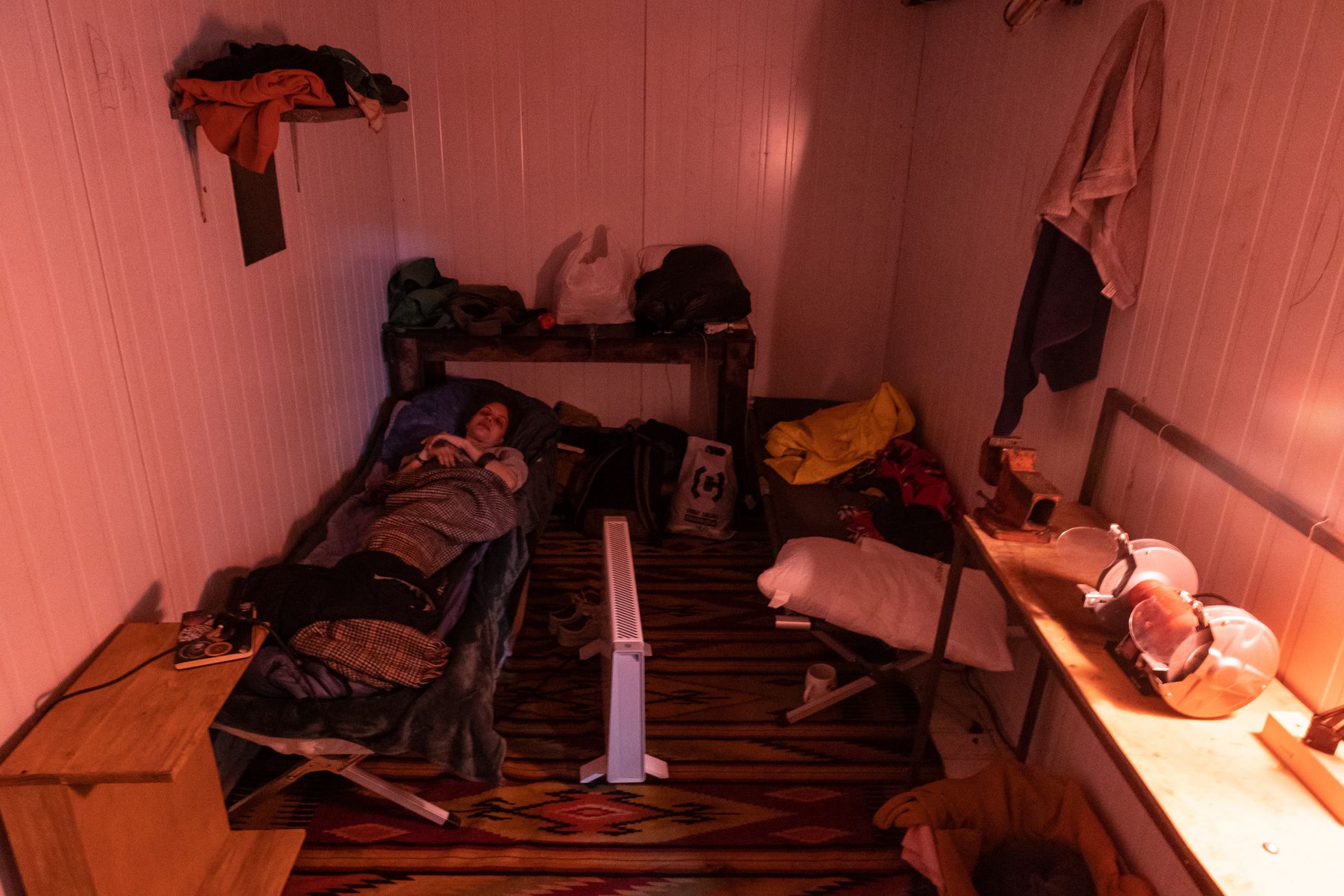 Mitmed toad on sõja puhul ümber kujundatud magamisruumideks. 