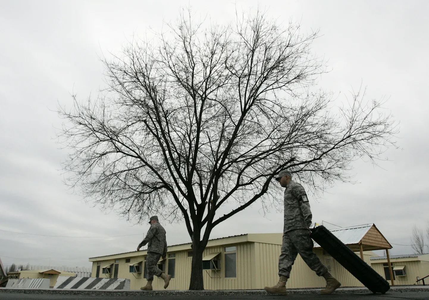 USA sõdurid Biškeki lähedal asuvas baasis.