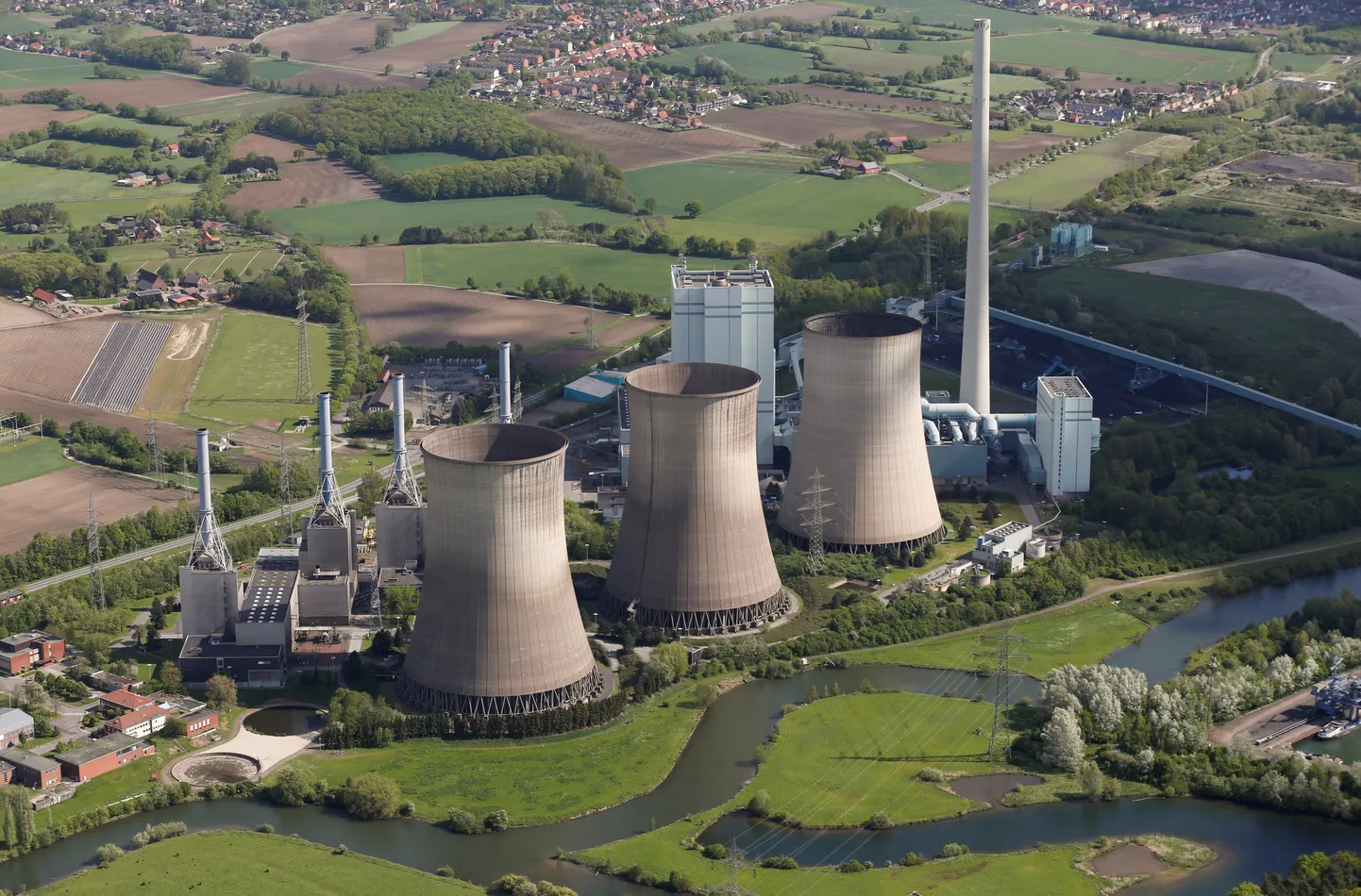 Электростанции на природном газе RWE Power в Германии.