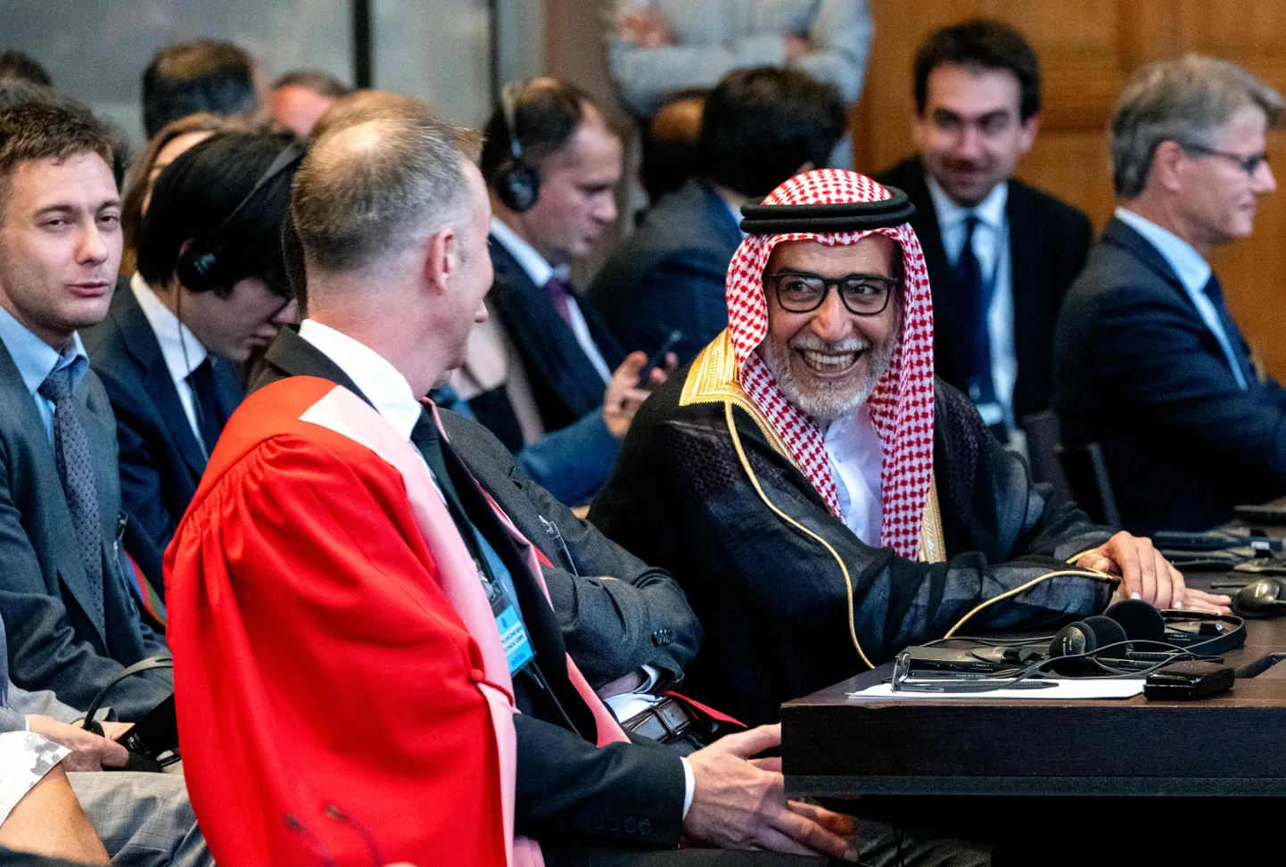 Palestiina diplomaatiline esindus ÜRO Rahvusvahelises Kohtus.