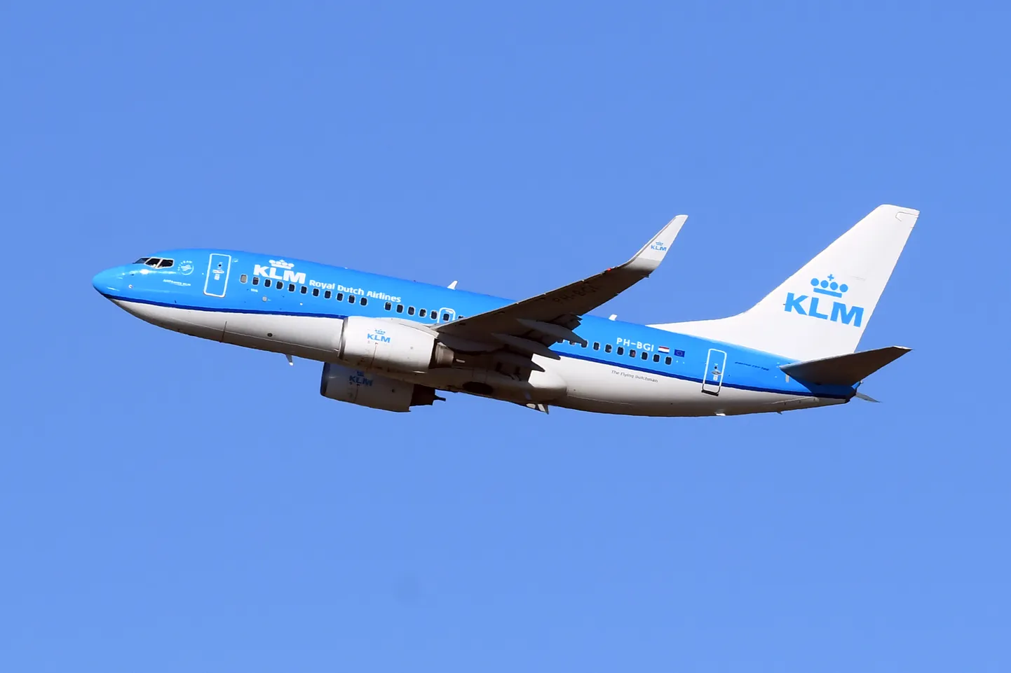 KLM lennukompanii lennuk Boeing 737-300.