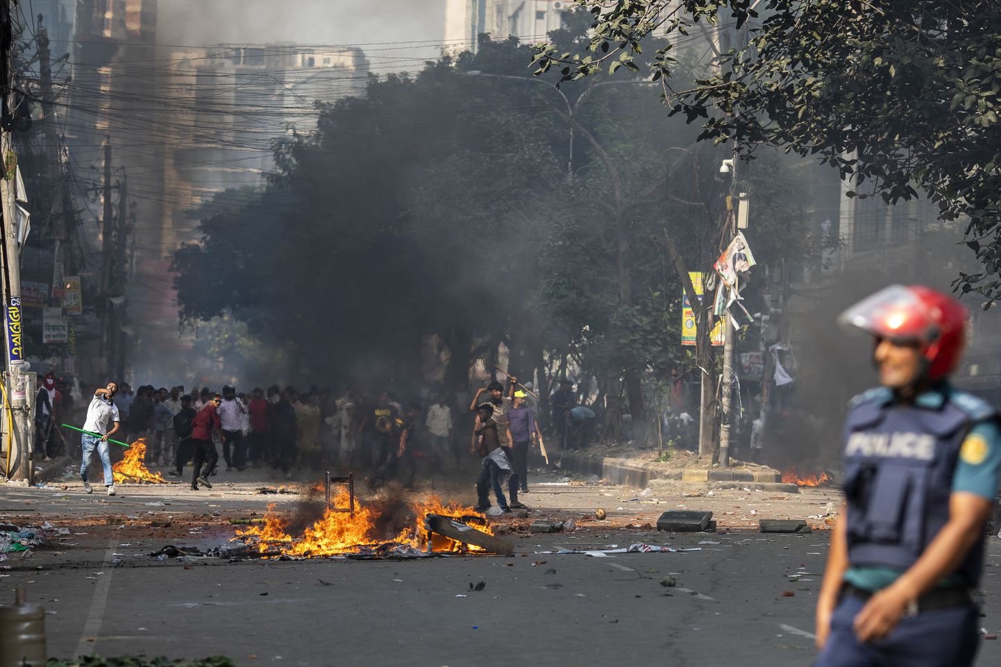 Kokkupõrked Bangladeshi opositsioonipartei BNP toetajate ja politsei vahel pealinnas Dhakas.