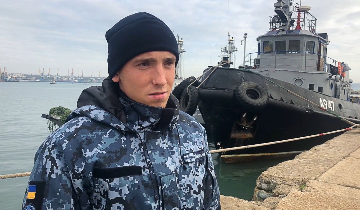 Один из задержанных, комендор-сигнальщик, матрос катера "Никополь" Сергей Цыбизов.