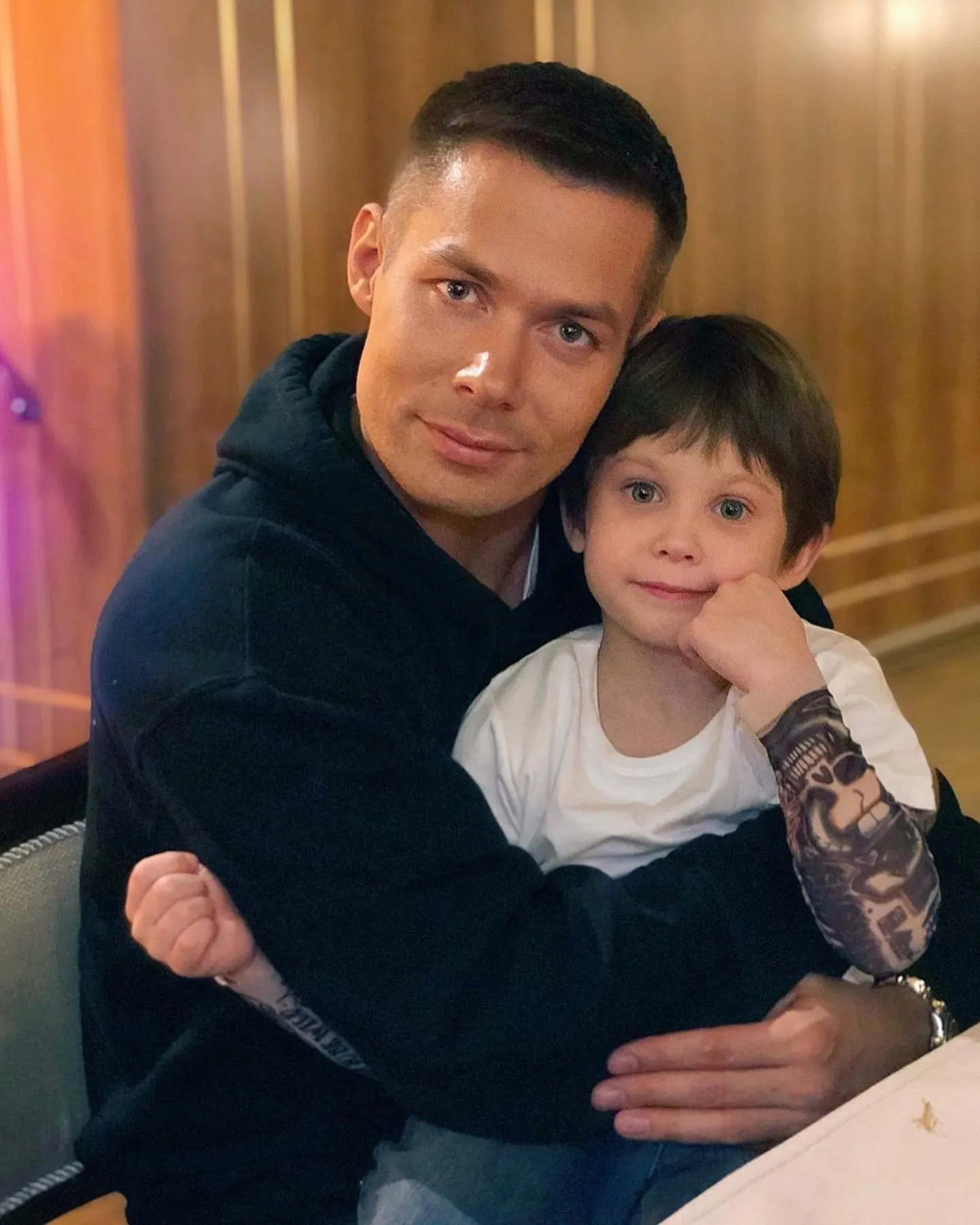 Стас Пьеха с сыном Петей