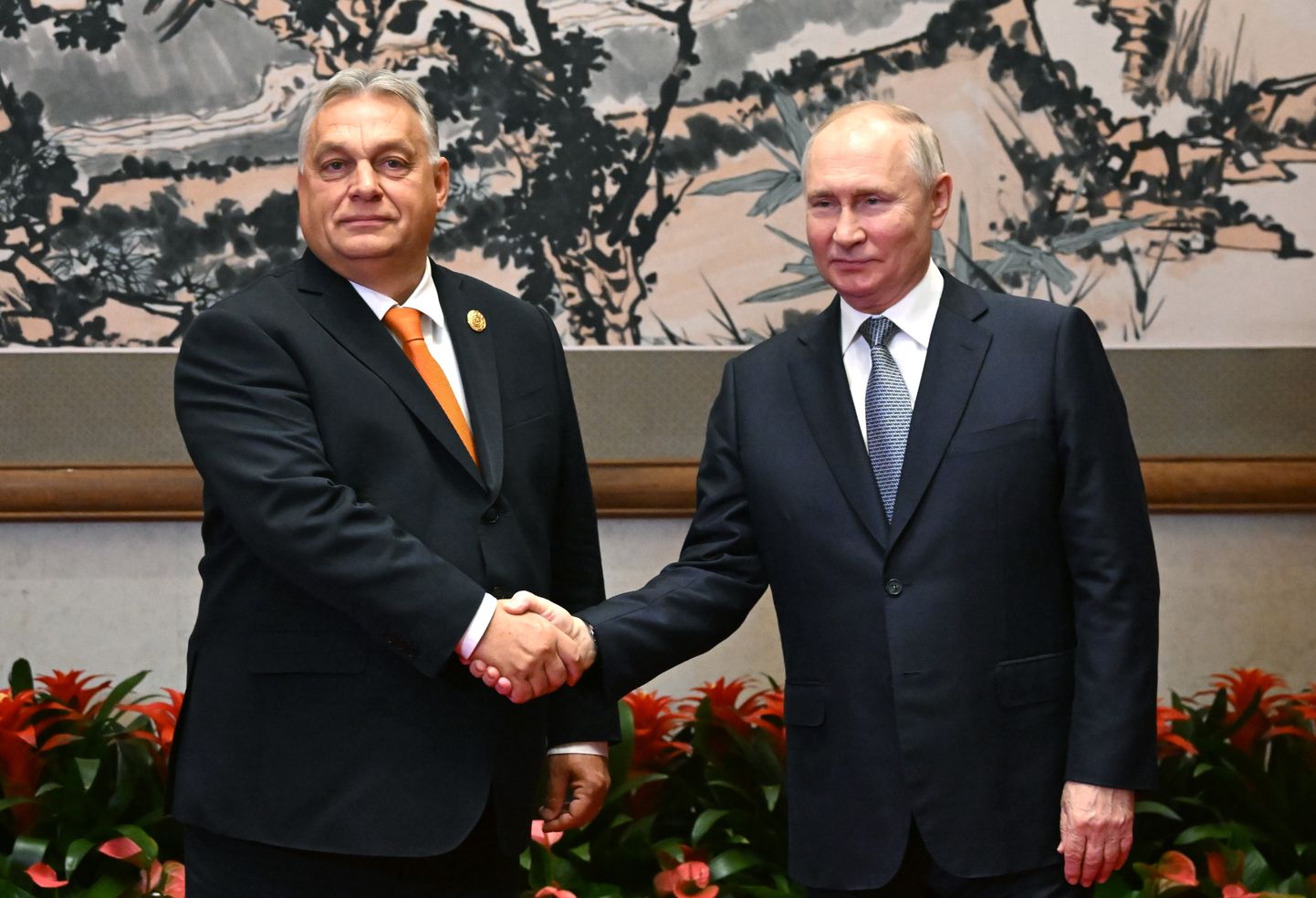 Ungari peaminister Viktor Orbán ja Venemaa president Vladimir Putin kohtusid 17. oktoobril Hiinas.