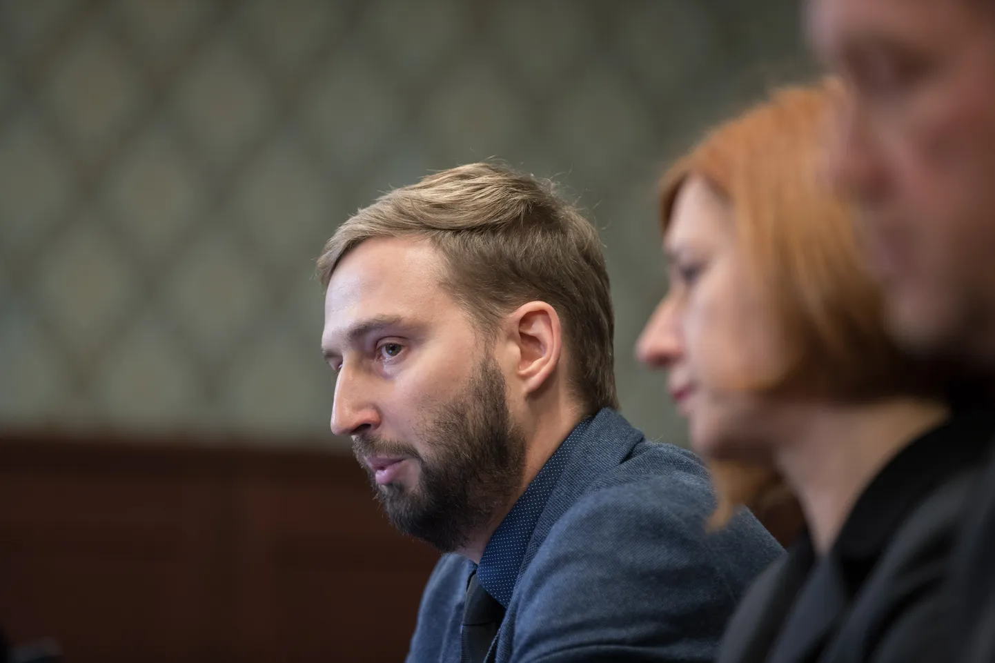 Riigiprokurör Marek Vahing, riigi peaprokurör Lavly Perling ja keskkriminaalpolitsei juht Aivar Alavere räägivad Danske panga kriminaaluurimisest.