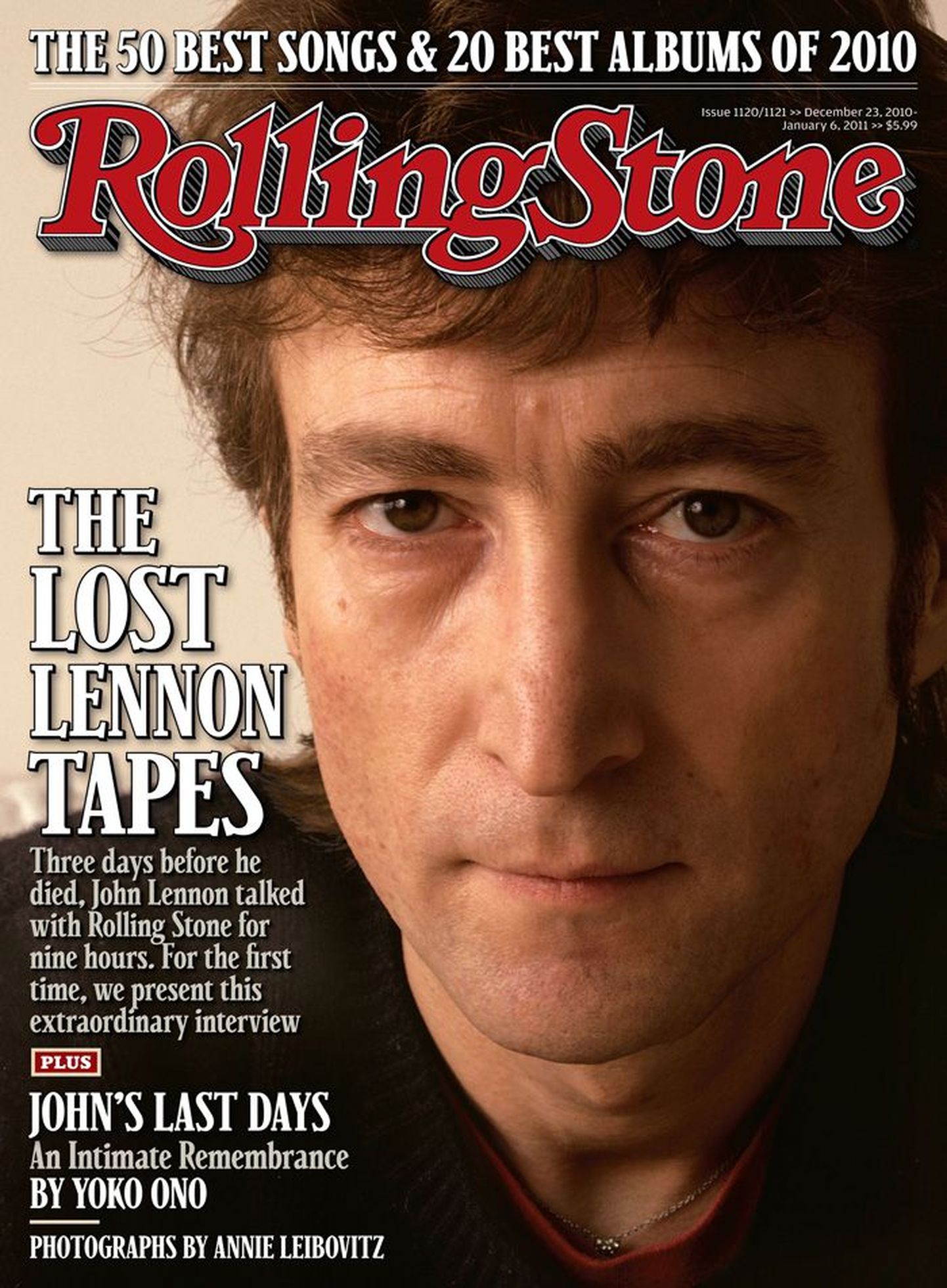 John Lennon ajakirja Rolling Stone kaanel.