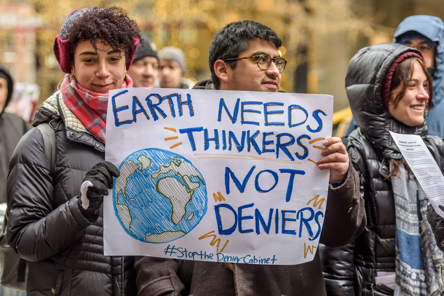 Protesteerijad New Yorkis 9. jaanuaril. Nüüd plaanivad USA teadlased, inspireerituna rahvusvahelisest naiste marsist, suurt president Trumpi vastast protestiaktsiooni.