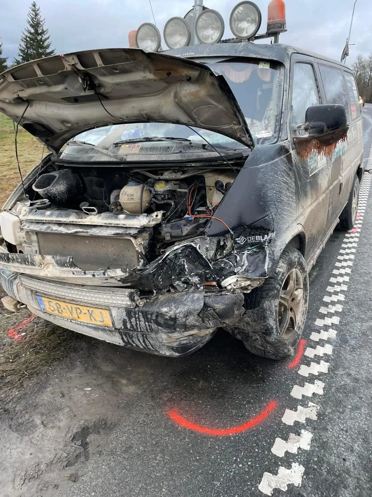 Volkswageni esiosa oli kõvasti viga saanud.
