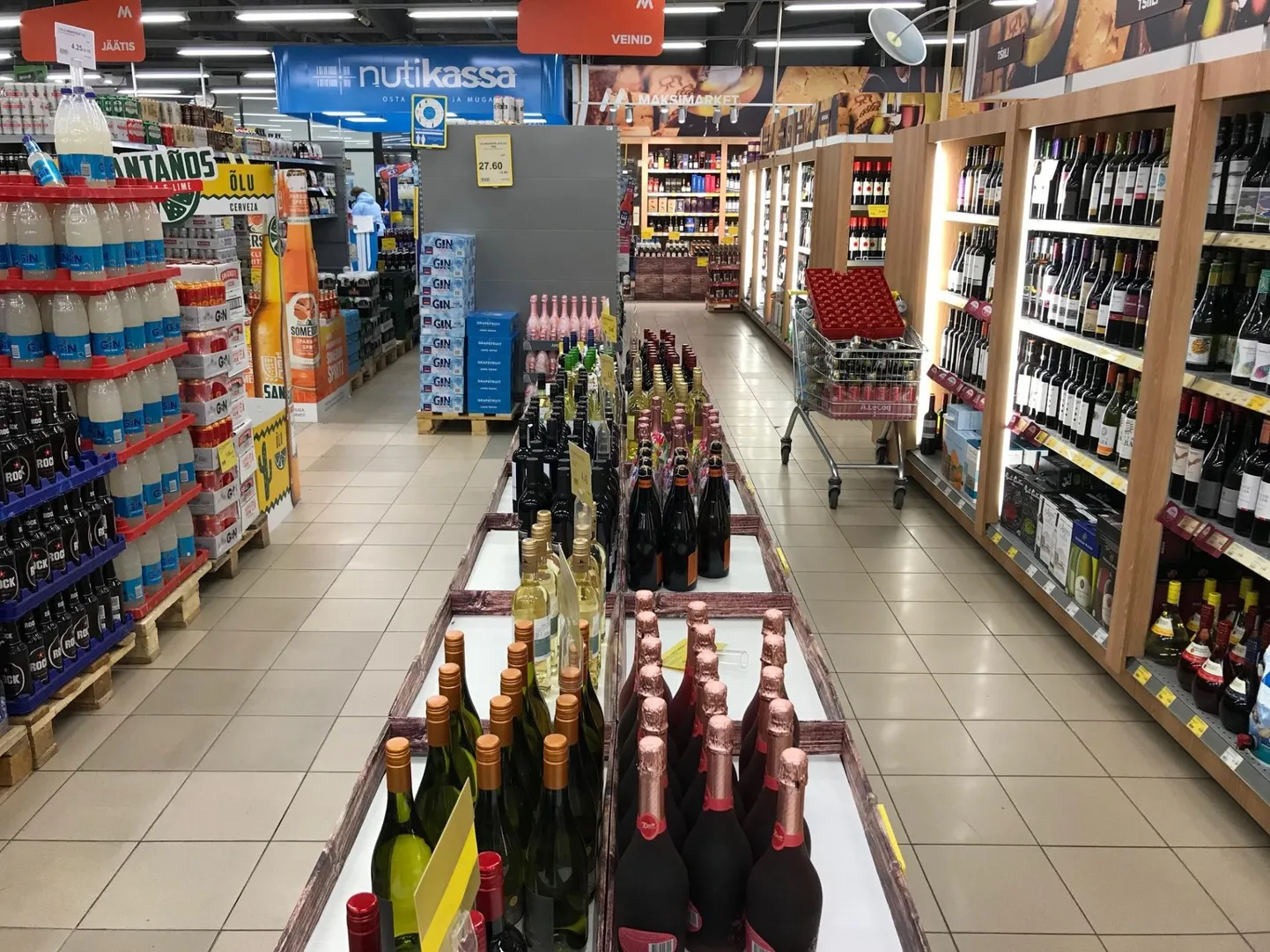 Alkoholimüük Maksimarketis