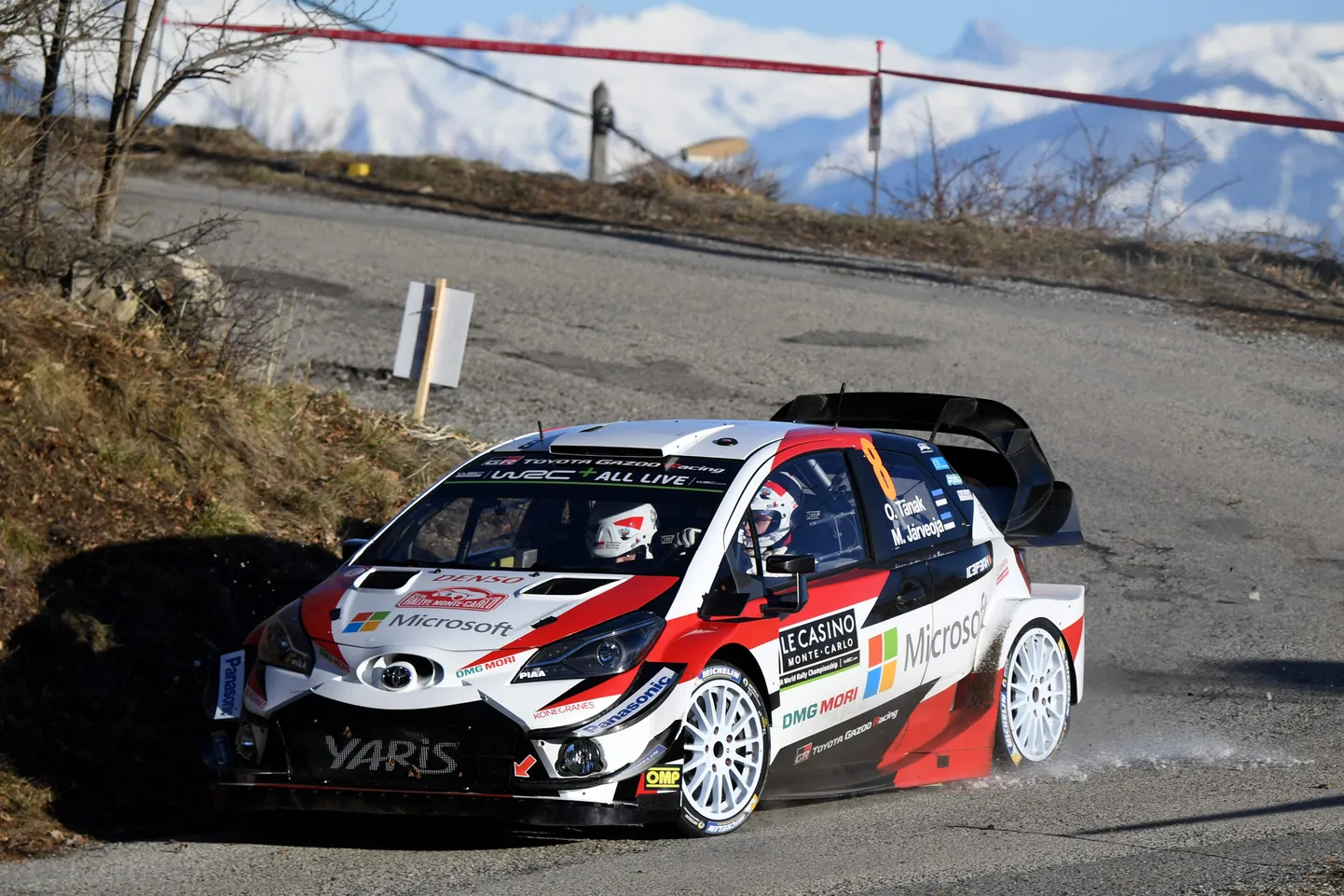 Ott Tänak ja Martin Järveoja Monte Carlo rallil.