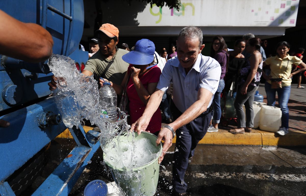 Elektrības un ūdens apgādes traucējumi Venecuēlā
