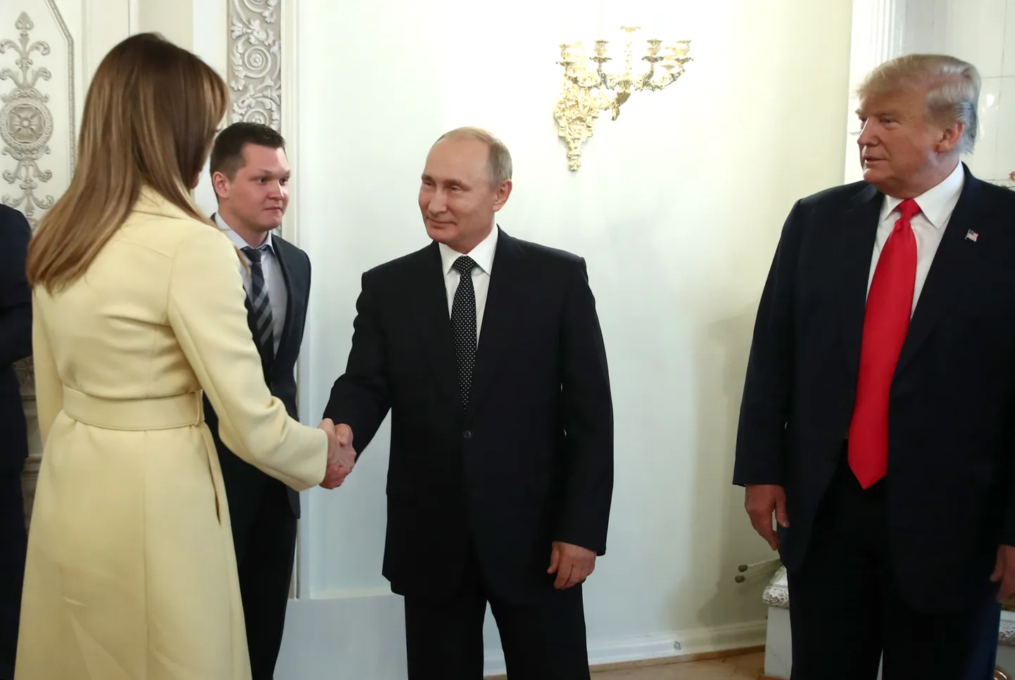 Дональд Путин и Мелания Трамп.