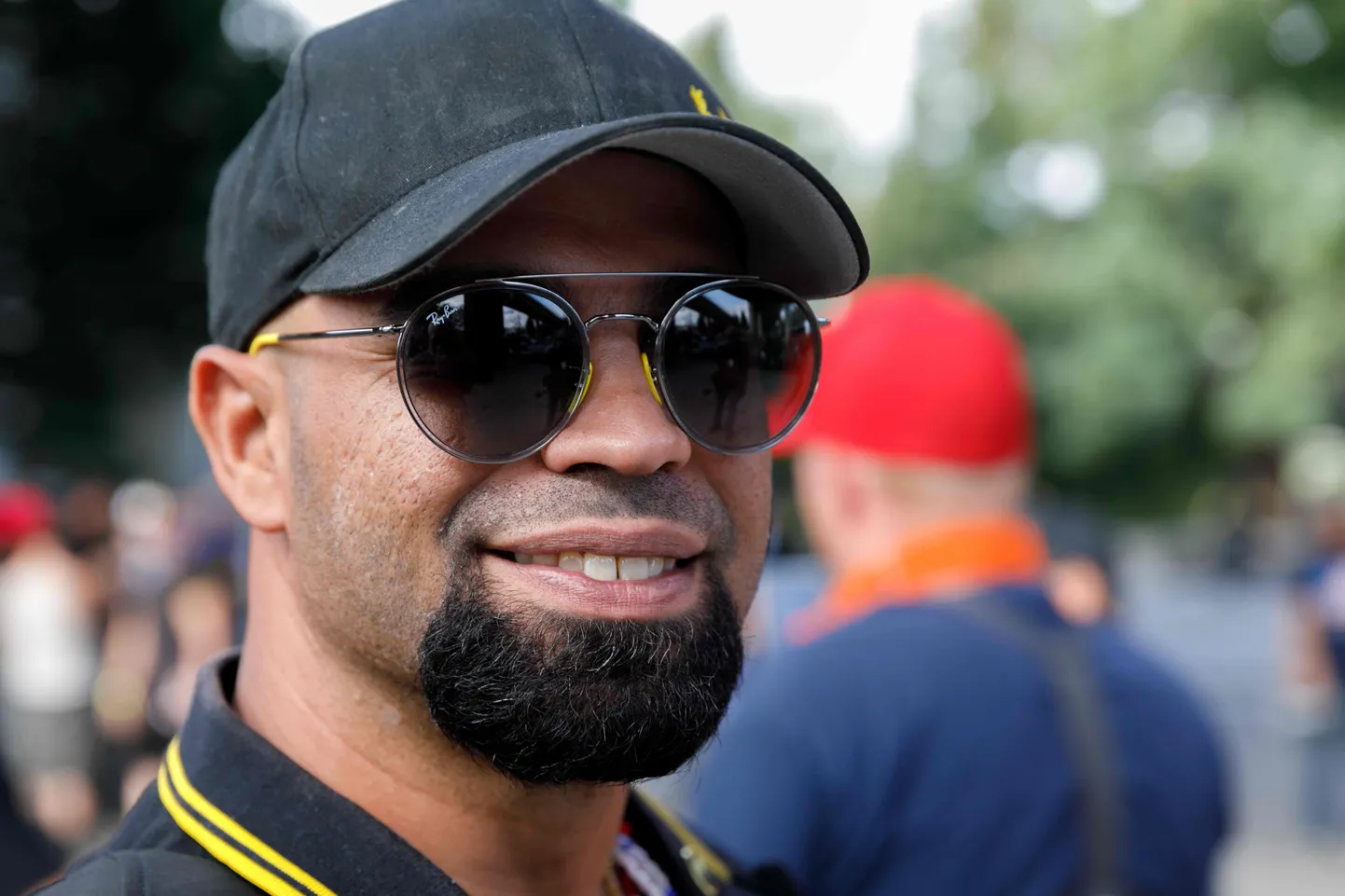 USA paremäärmusliku rühmituse Proud Boys liider Henry Enrique Tarrio augustis 2019 Oregonis Portlandis