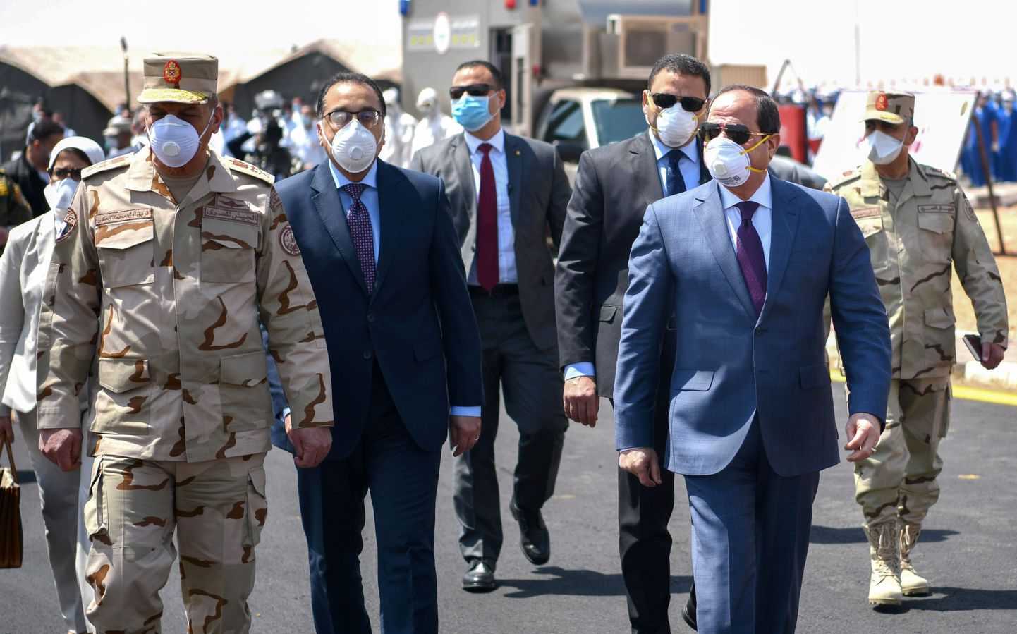 Egiptuse president Abdel Fattah al-Sisi (paremal).