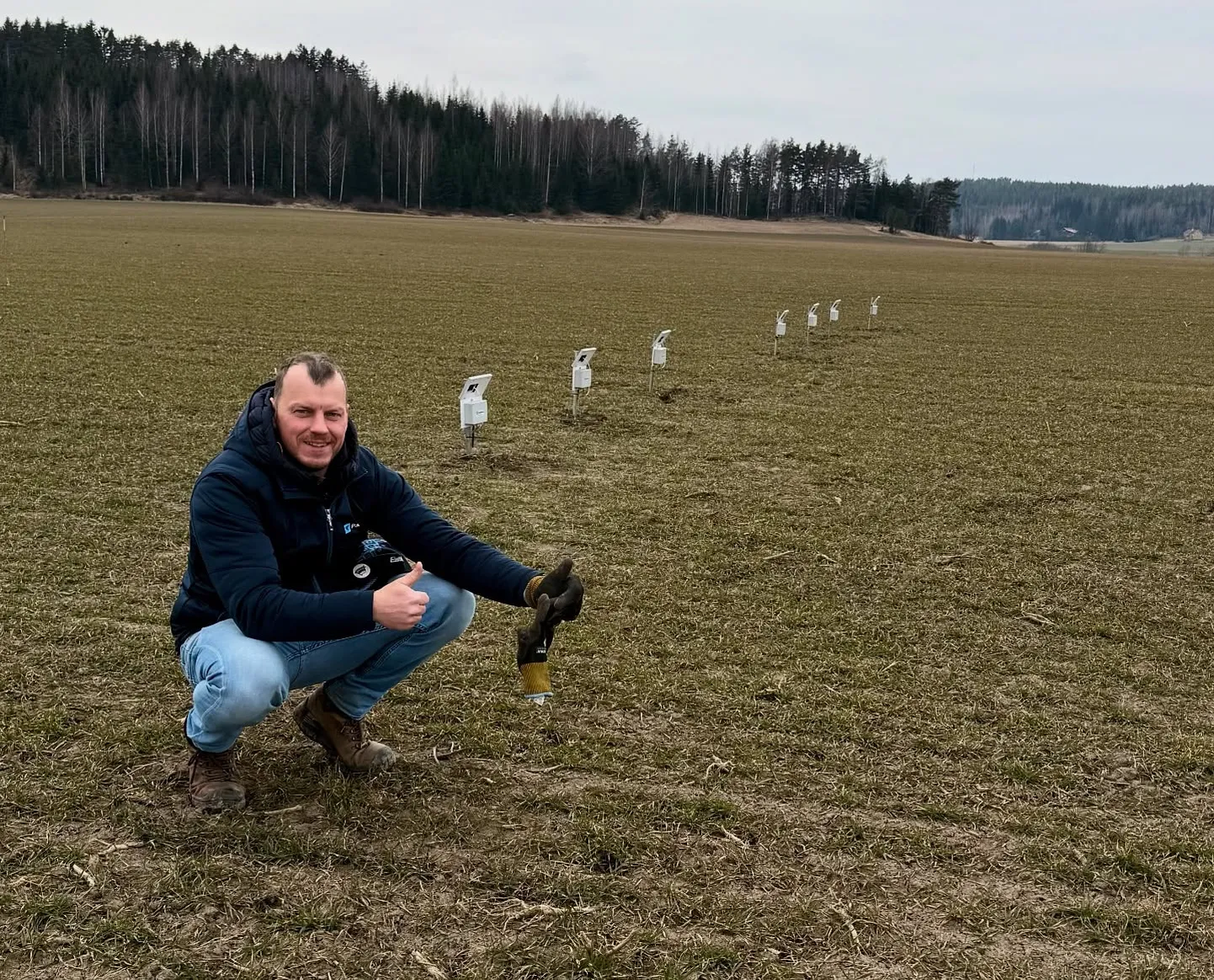Paul-Techi tegevjuht Mikk Plakk uuel katsepõllul.