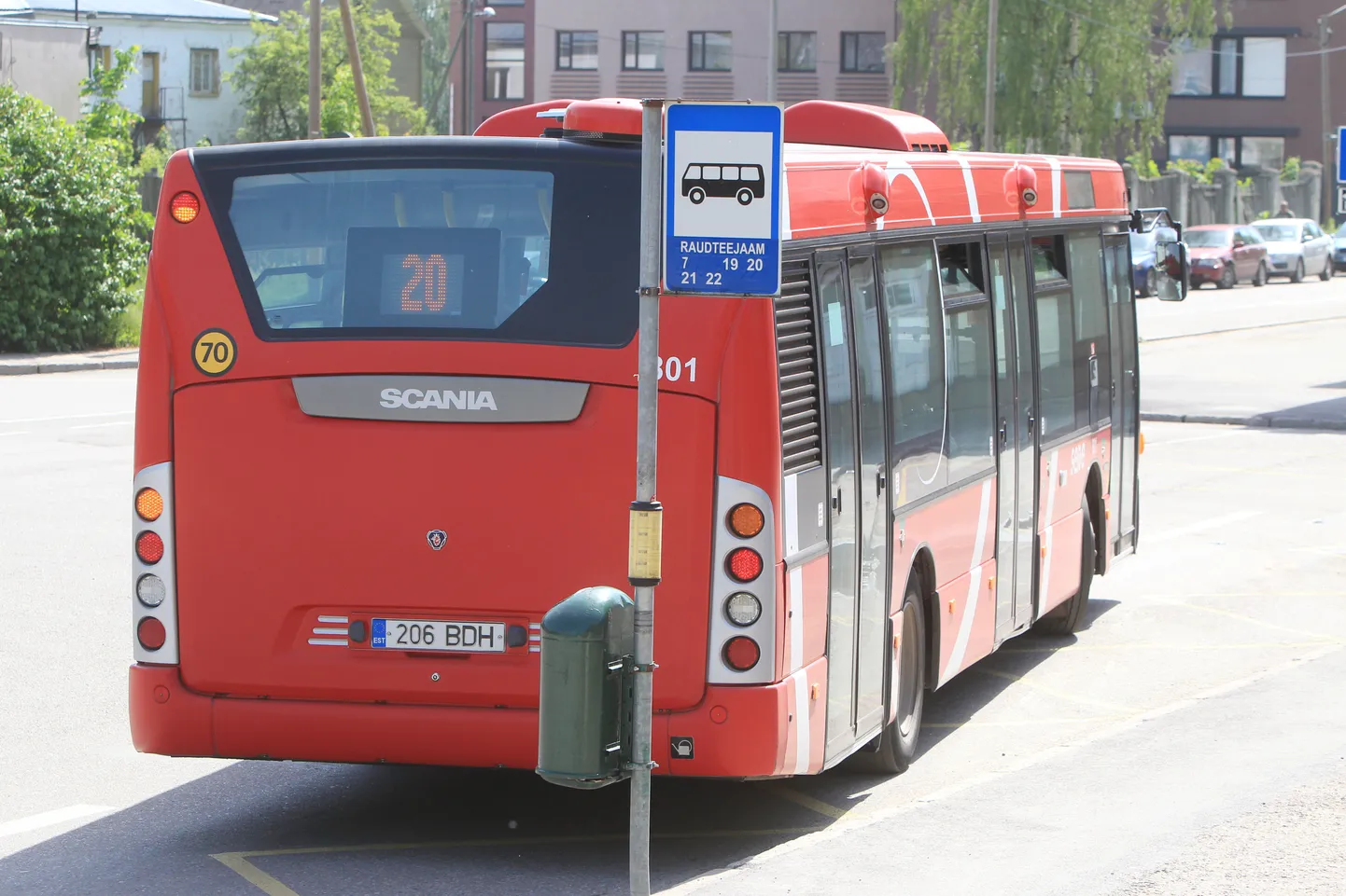 Тартуский маршрутный автобус.