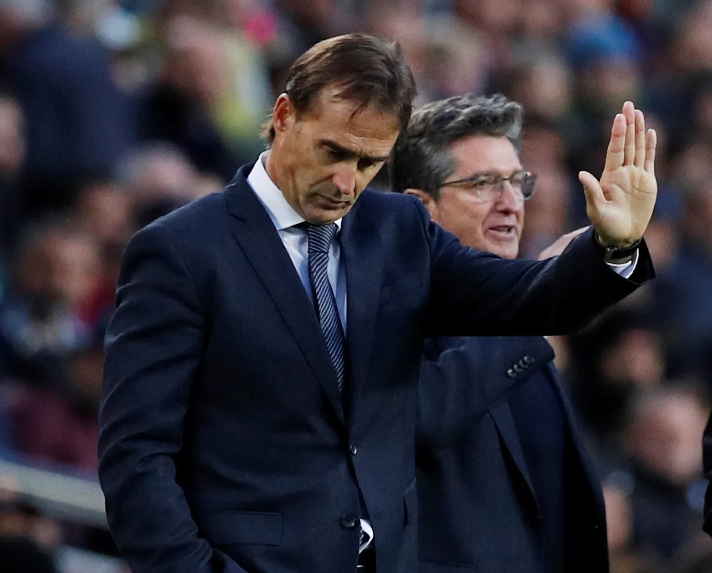 Madridi Reali endine peatreener Julen Lopetegui.