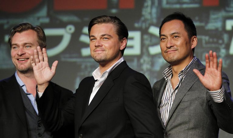 Christopher Nolan, Leonardo DiCaprio ja Ken Watanabe
