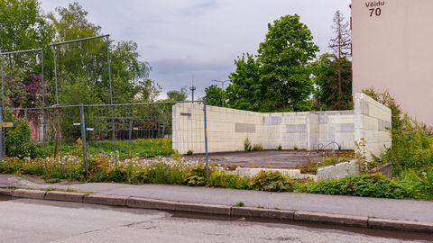 Rakvere Vilde tänava poolik ehitis lammutatakse