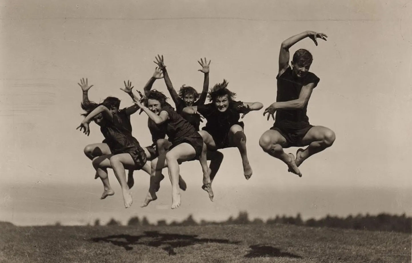 Gerd Neggo tantsustuudio liikmed 1927. aastal.