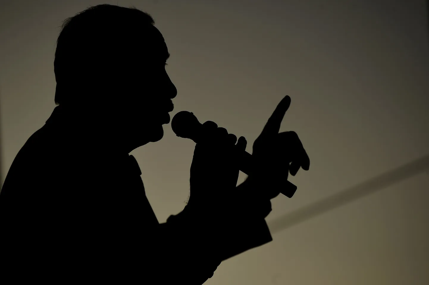 President Recep Tayyip Erdogani siluett.
