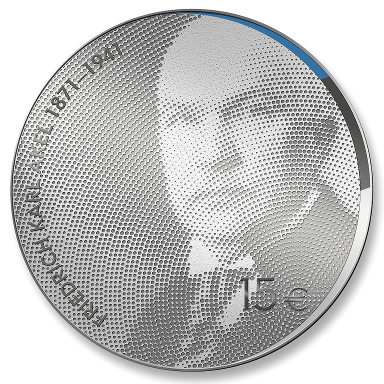 Eesti-teemaline euromünt Friedrich Akel