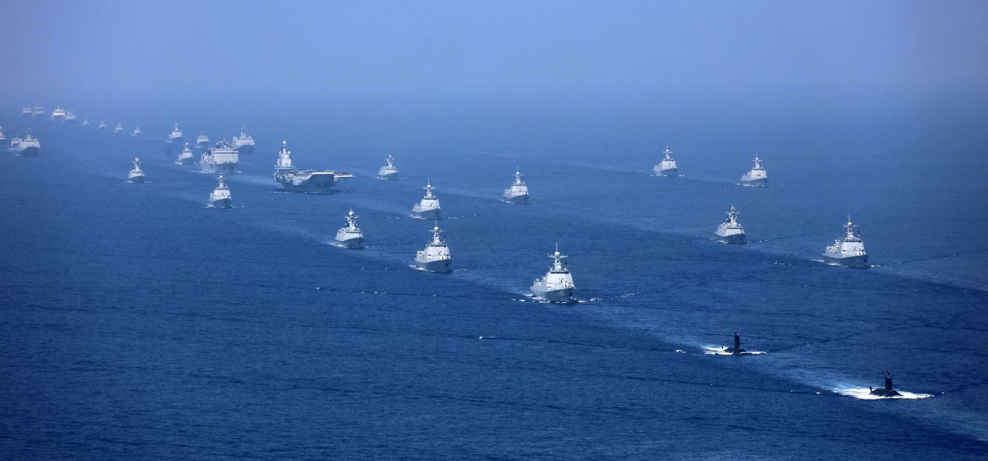 Hiina merevägi õppustel. Foto on illustratiivne.