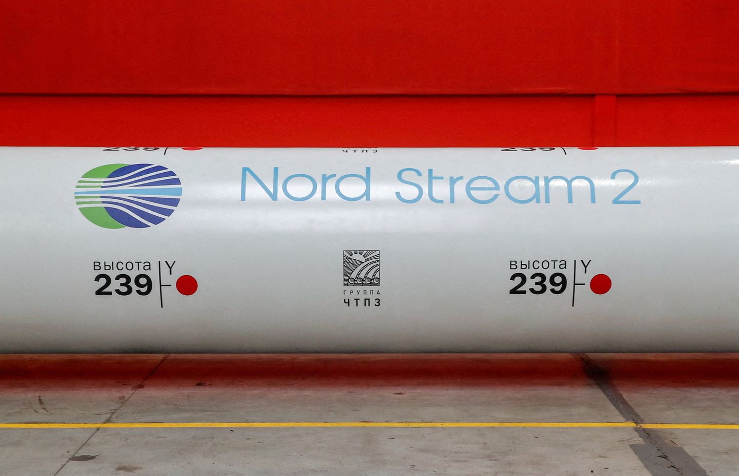 Ehitusjärgus Nord Stream 2 torjujuhe 26. veebruar 2020.