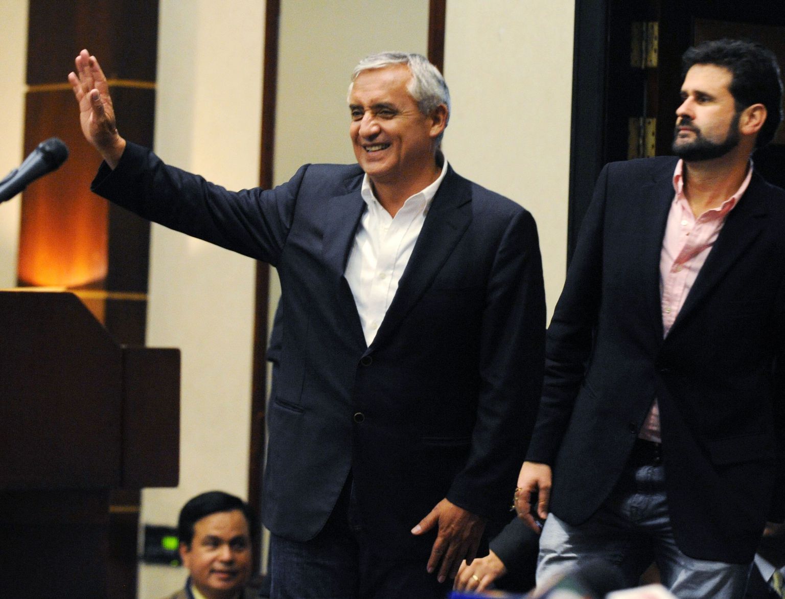 Guatemala presidendivalimised võitnud Otto Perez Molina
