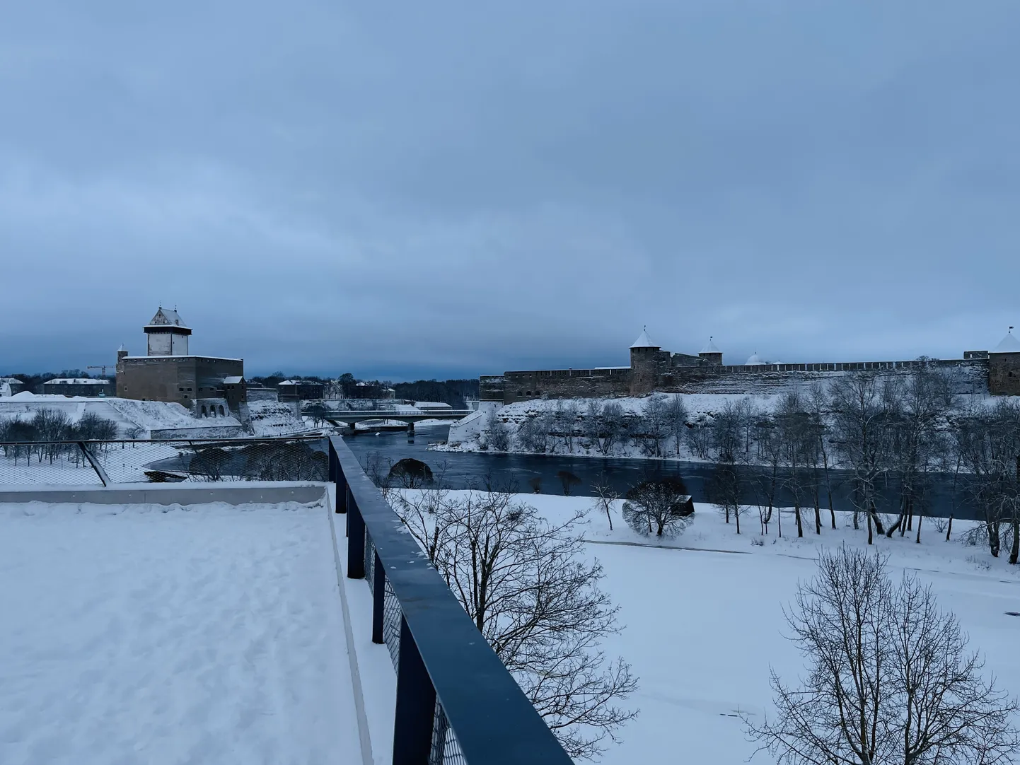 В Нарве для посещения открыта новая смотровая площадка.