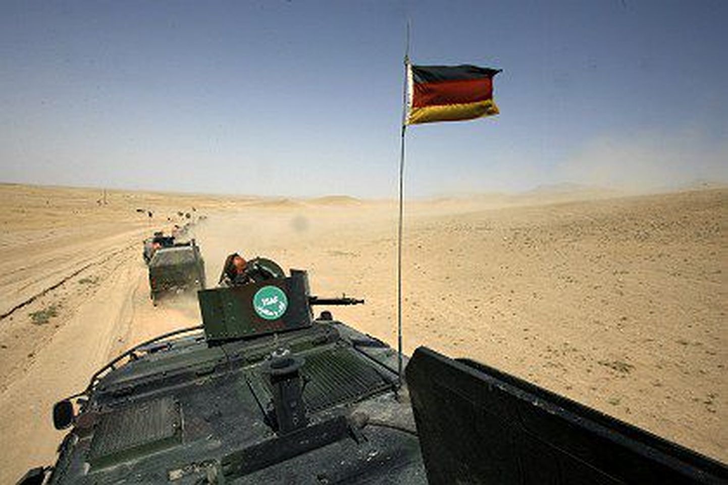 Saksa soomuk Afganistanis.