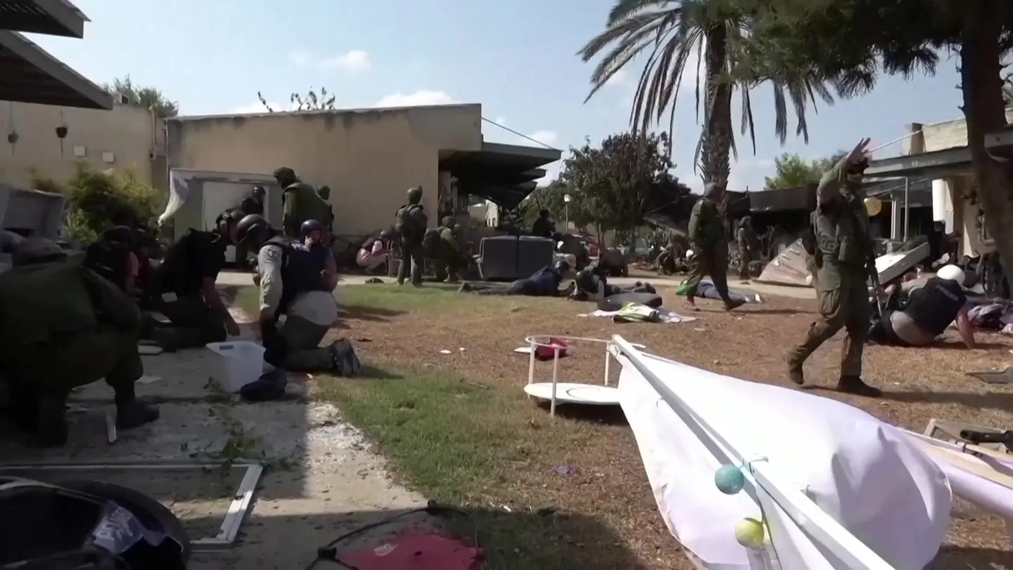 Kfar Aza kibuts Hamasi rünnaku järel