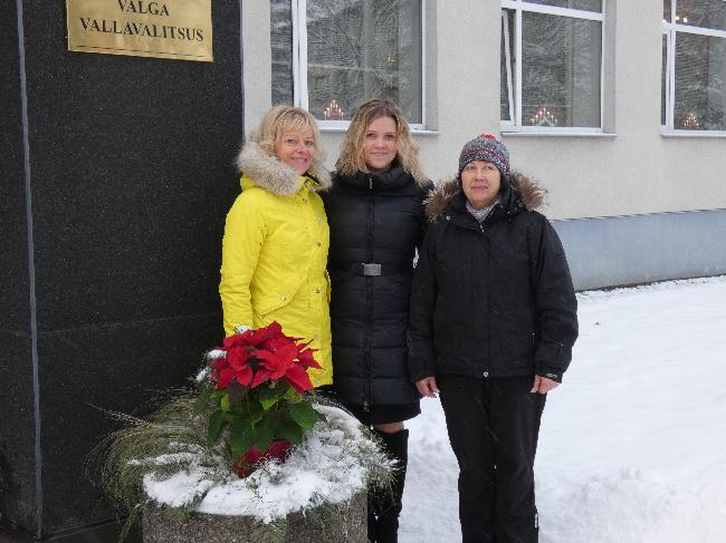 Tunnustuse osaliseks said Victoria Kõiva (vasakult), Marleen Ein ja Rita Tuvikene. 