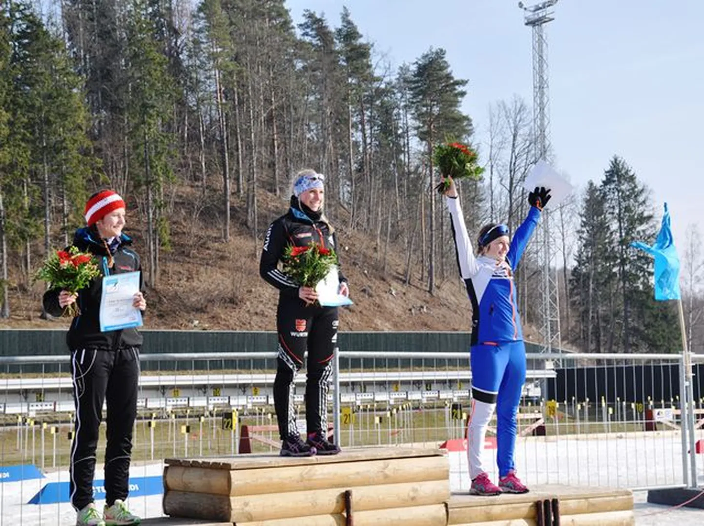 Proloogi esikolmik: Lisa Achleitner Austriast (vasakult), Antonina Fräbel Saksamaalt ja Seila Peek Eestist.