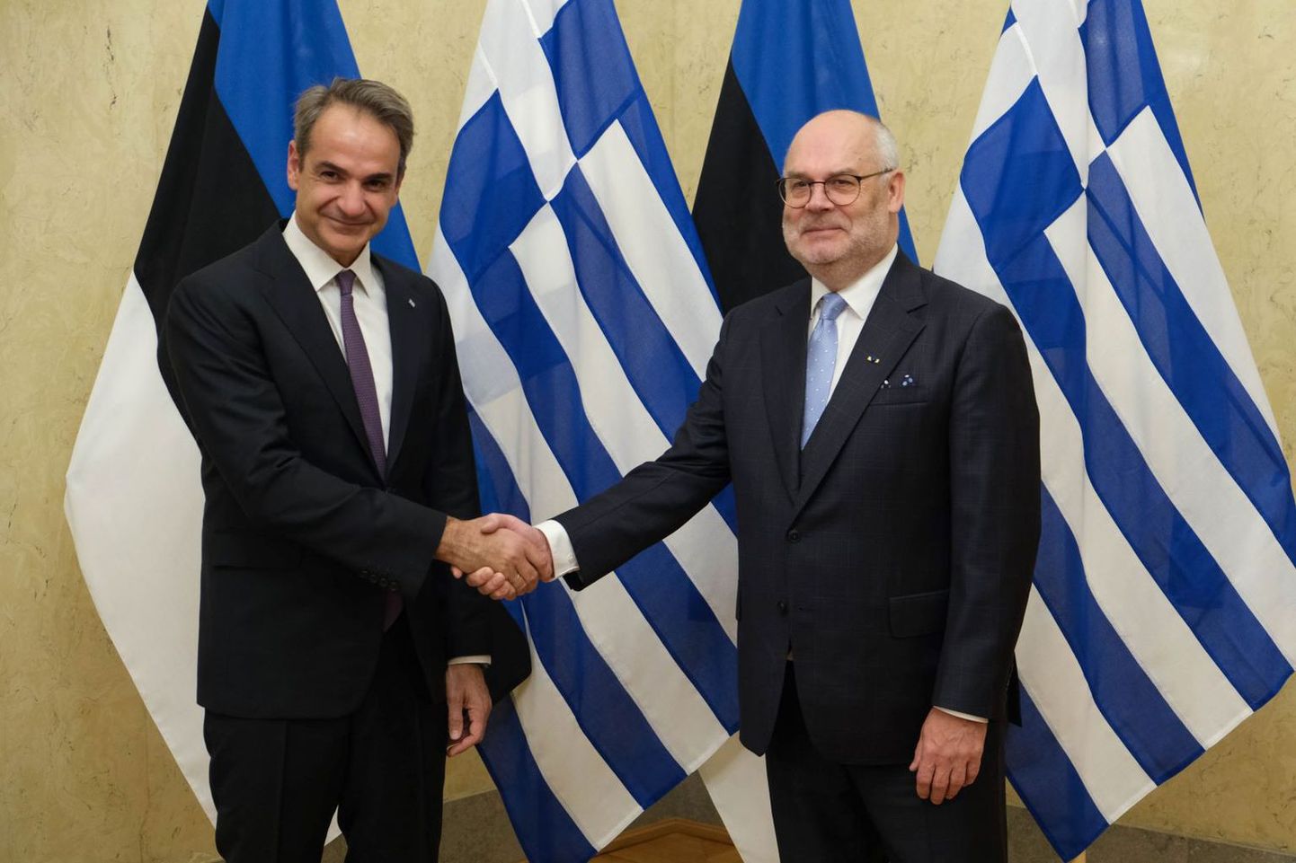На встрече с премьер-министром Греции.