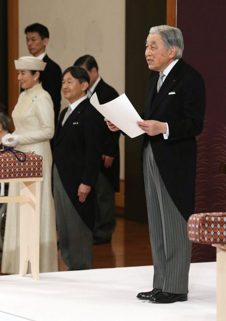 Jaapani keiser Akihito tagasiastumise tseremoonia 30. aprillil 2019