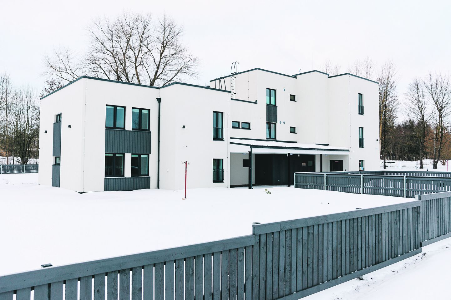 Narva viie korteriga majja kolis jaanuaris 30 inimest. Majas on viis korterit, kolm korrust ja lift.