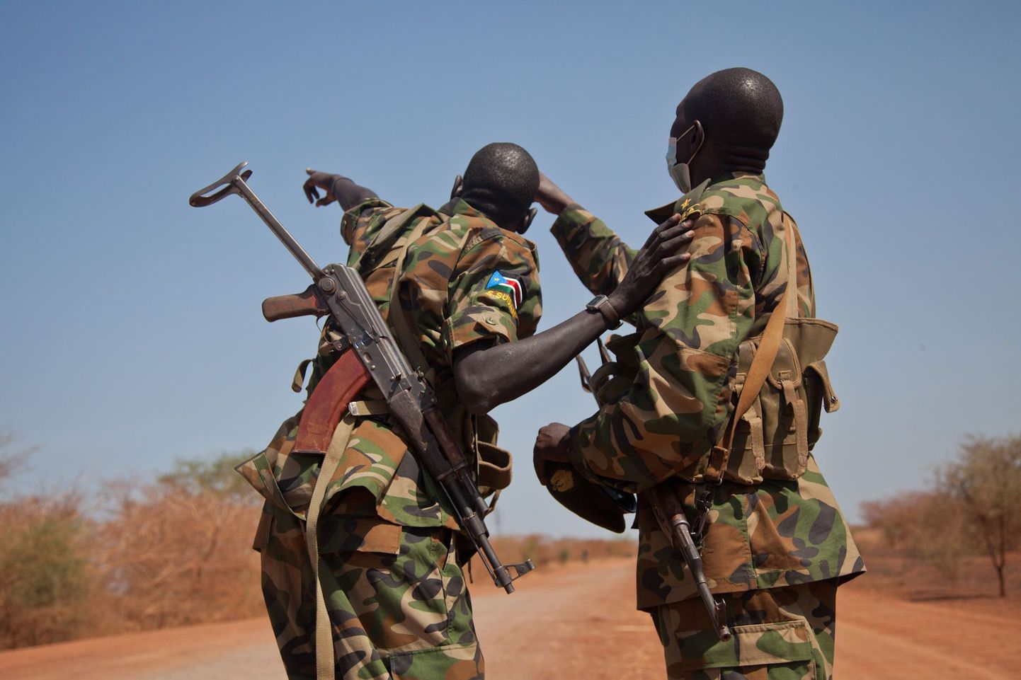 Lõuna-Sudaani relvajõudude (SPLA) sõdurid