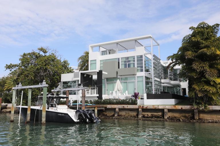 Miami Villa, milles Christina Aguilera oma puhkust veetis.