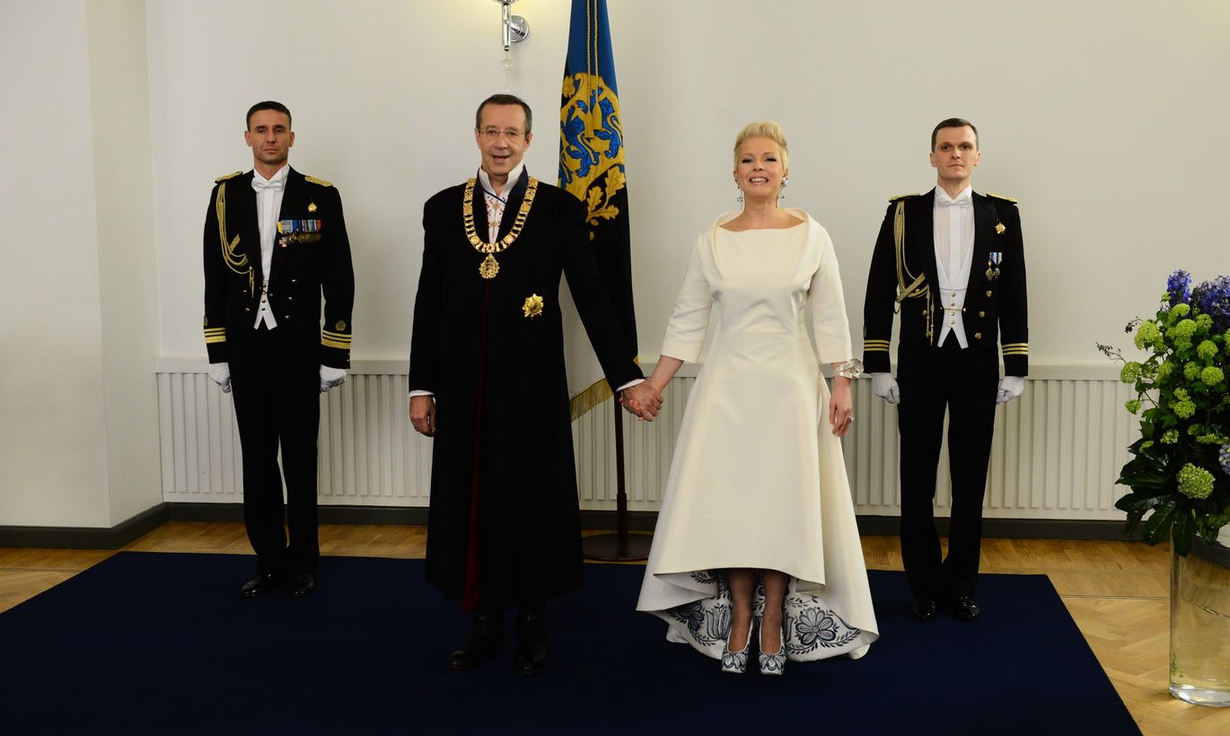 Жена президента Эстонии Тоомас Хендрик Ильвес