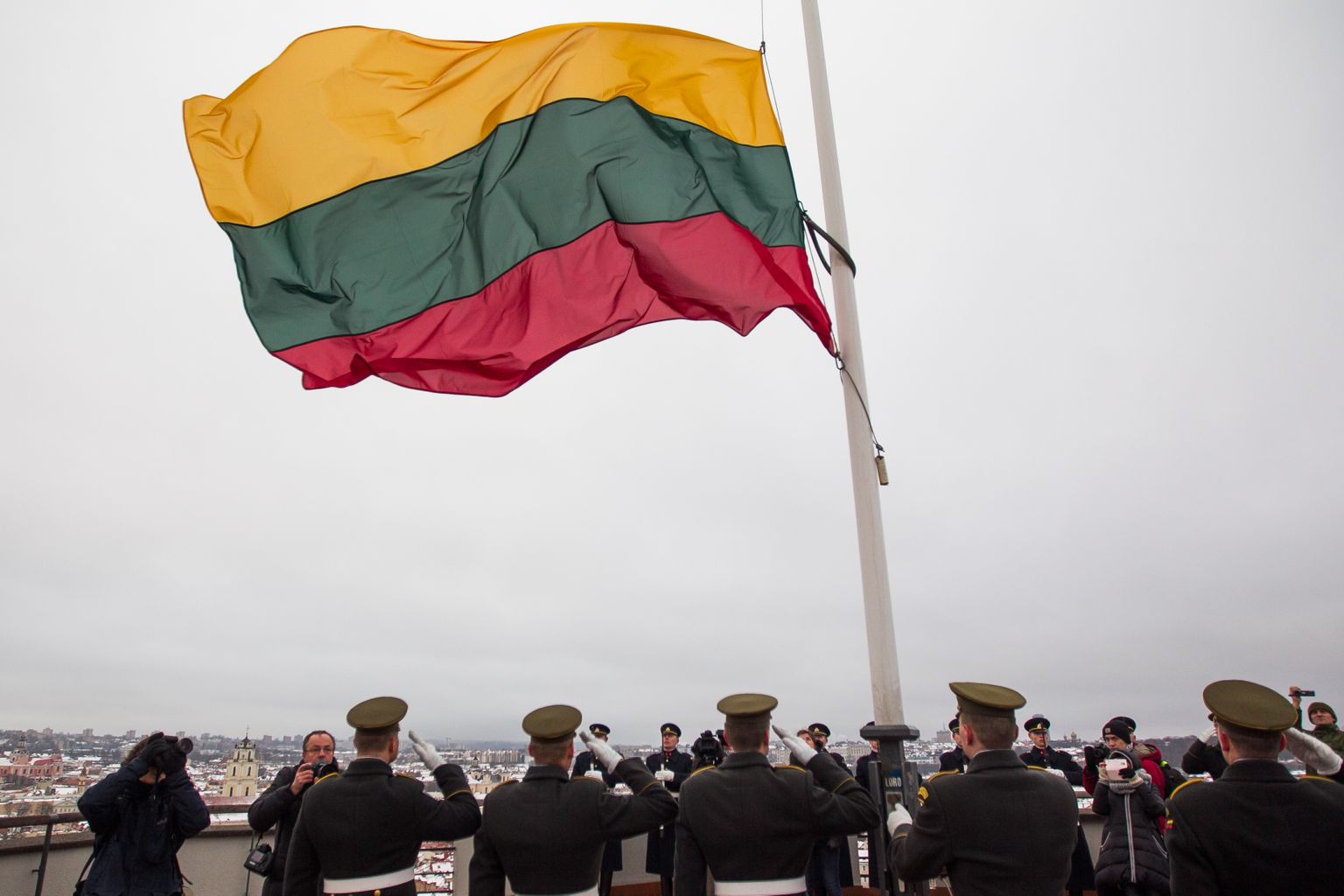 Литовский флаг.